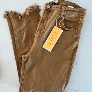 RISEN jean- color MOCHA. Size 15 straight leg